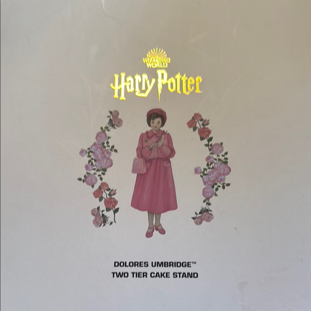 Harry Potter Dolores Umbridge Two Tier Cake Stand - Pink